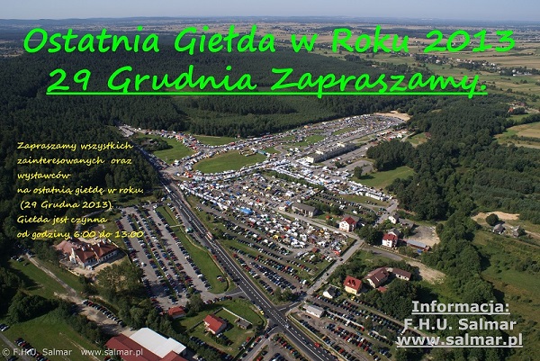 Ostatnia Giełda w Miedzianej Górze w roku 2013